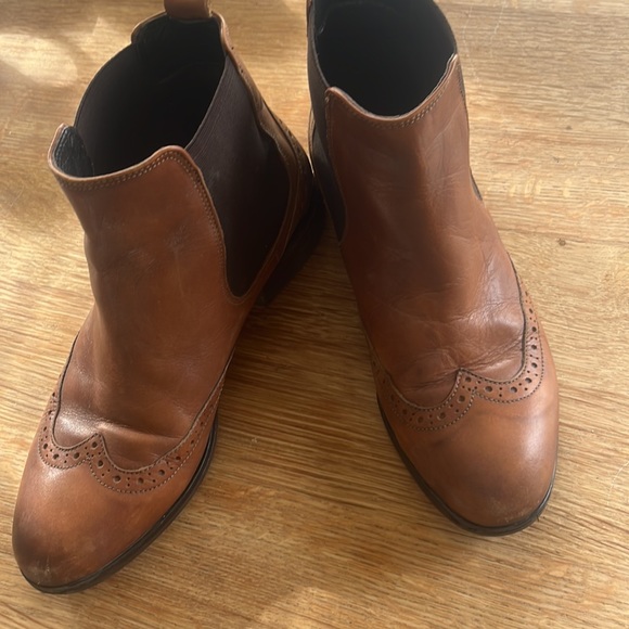 Aldo Topy Cognac/Darker Tan Chelsea Boots US 9 EU 40 UK 6.5 - Picture 4 of 17